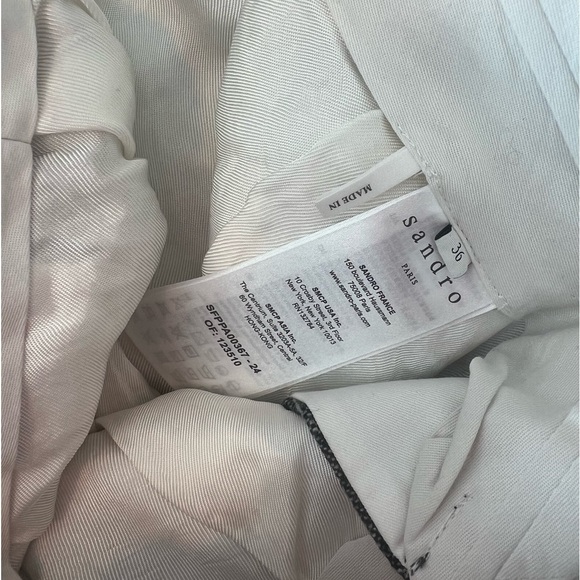 SANDRO Daniel Checked Pants Size 36 - Picture 11 of 16